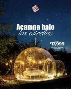 Vista previa de City Club Açampa bajo las estrellas, nuevo folleto de la tienda, válido en México a partir del 23.07.2025