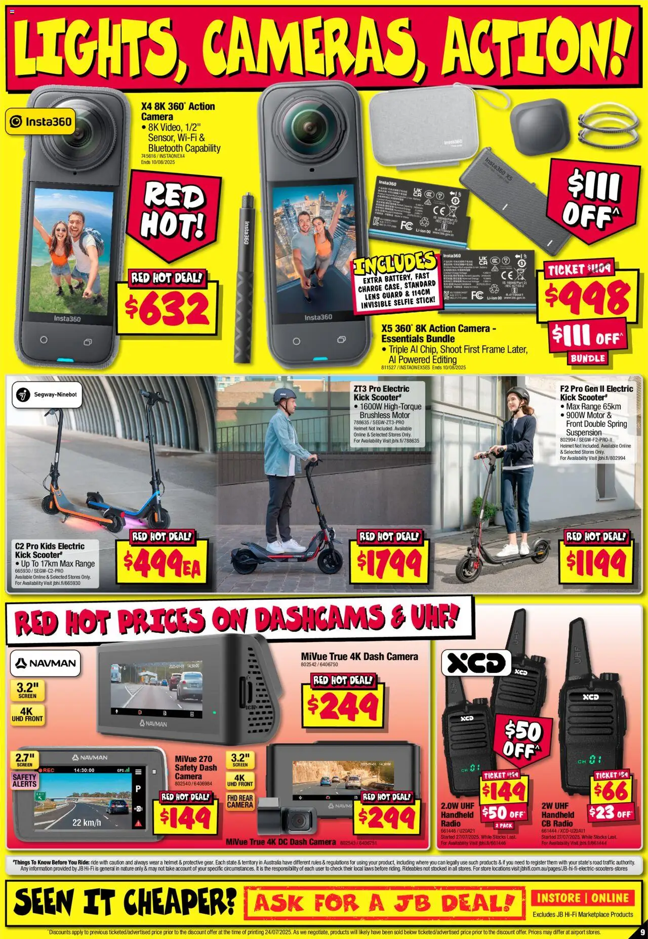JB Hi-Fi catalogue - valid from 31.07.2025 | Page: 9 | Products: Camera, Radio, Screen