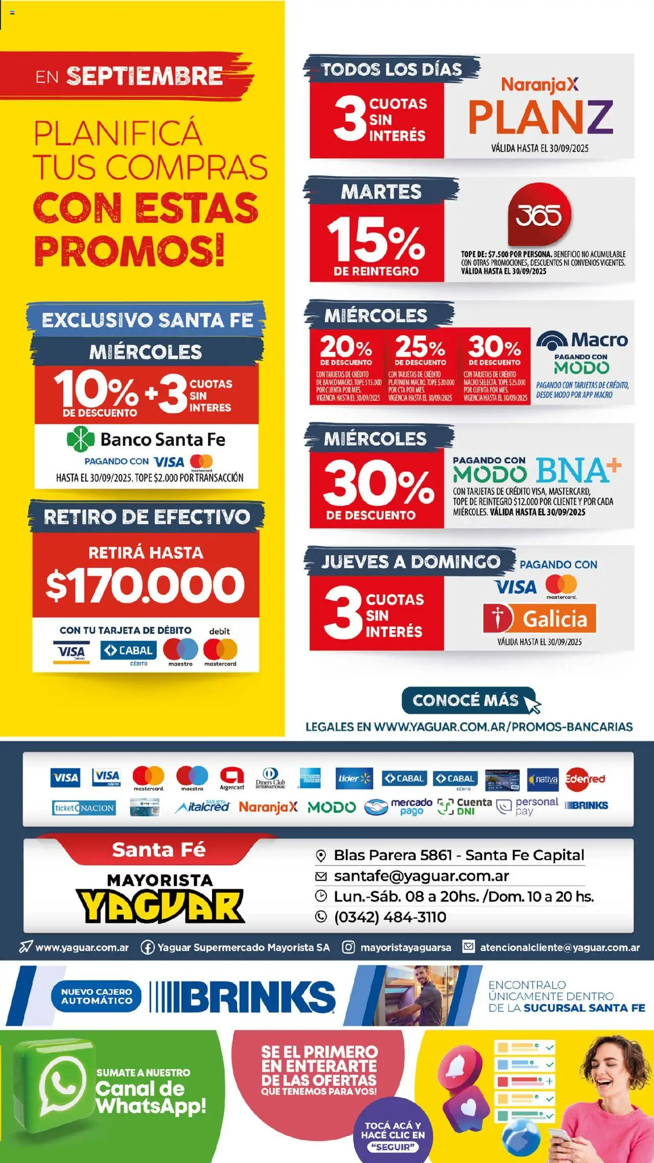 Yaguar - Santa Fe │ válido desde el 08.09.2025 | Página: 34 | Productos: Banco