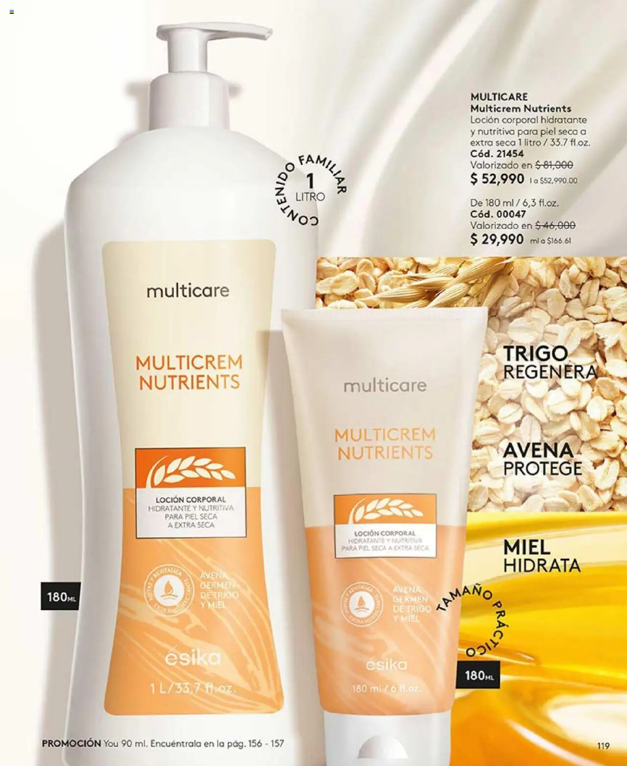 Ésika revista - valida desde el 14.10.2025 | Página: 131 | Productos: Avena, Loción