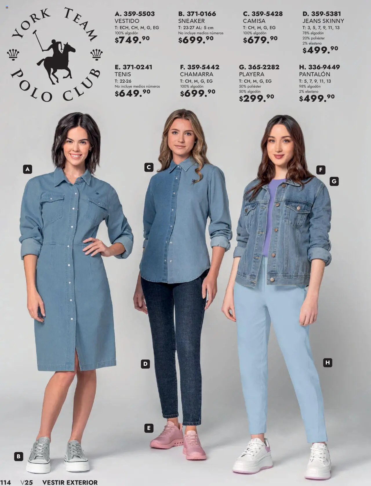 Nuevas ofertas de Andrea válidas en toda la República Mexicana desde el 25.05.2025. ¡Encuentra las mejores ofertas en Andrea - Catálogo Vestir Exterior! | Página: 114 | Productos: Camisa, Algodón, Vestido, Playera