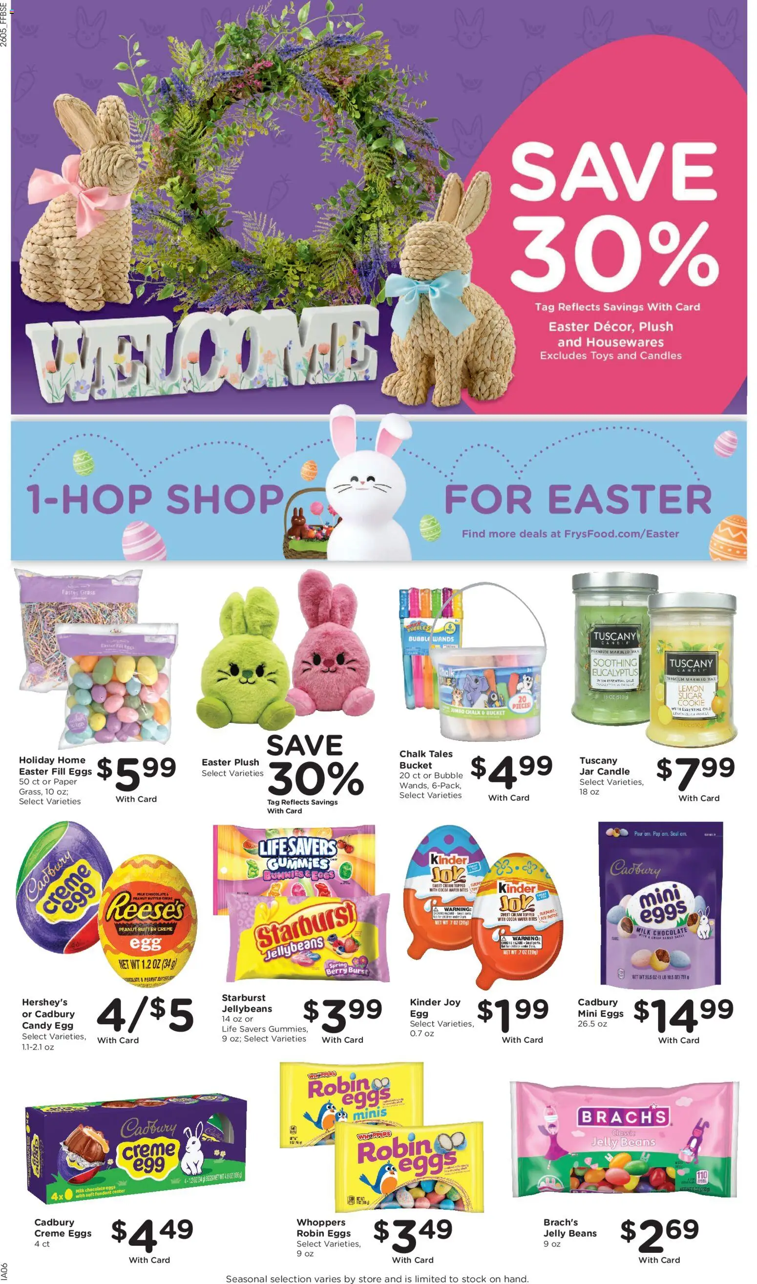 Fry's Food Weekly Ad - valid from 04.03.2026 | Page: 12 | Products: Milk, Eggs, Chocolate, Lemon