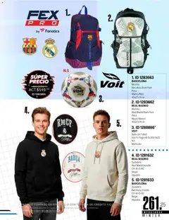 Vista previa de Price Shoes catálogo Importados Winter 2025  , nuevo folleto de la tienda, válido en México a partir del 11.11.2025 | Página: 261 | Productos: Mochila, Algodón, Sudadera