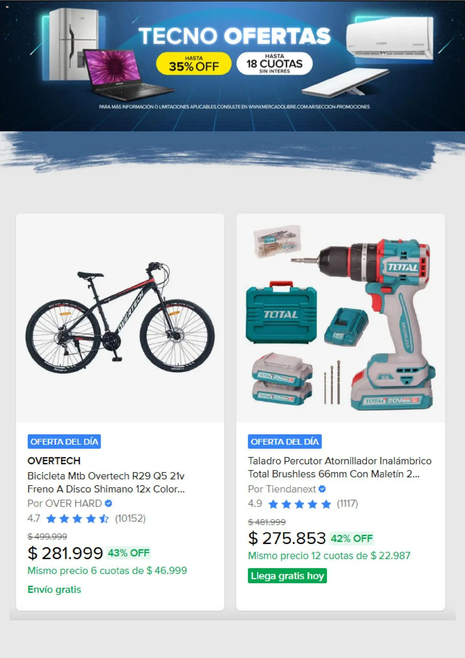 Mercado Libre catálogo │ válido desde el 16.01.2026 | Página: 2 | Productos: Disco, Taladro, Maletin