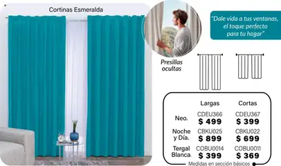 Vista previa de Colchas Concord - Catálogo, nuevo folleto de la tienda, válido en México a partir del 01.08.2025 | Página: 129 | Productos: Cortinas