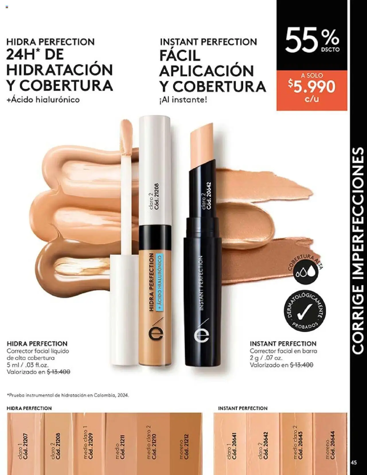 Catálogo Ésika Campaña 13 │ válido desde el 29.07.2025 | Página: 45 | Productos: Corrector