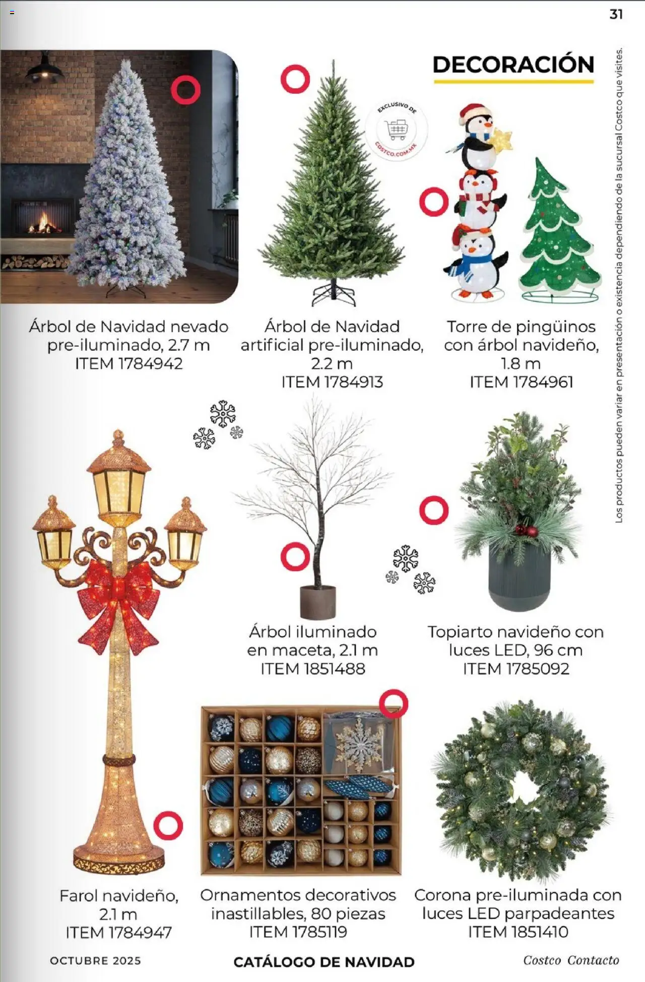 Nuevas ofertas de Costco válidas en toda la República Mexicana desde el 03.10.2025. ¡Encuentra las mejores ofertas en Costco - Revista Octubre! | Página: 31 | Productos: Farol