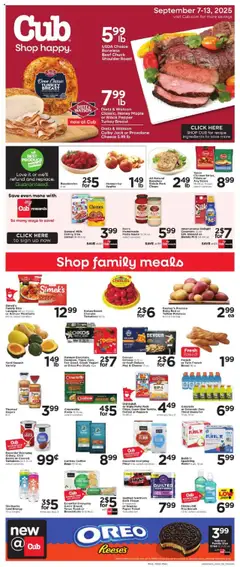 Preview of Cub Foods weekly ads valid from 07.09.2025