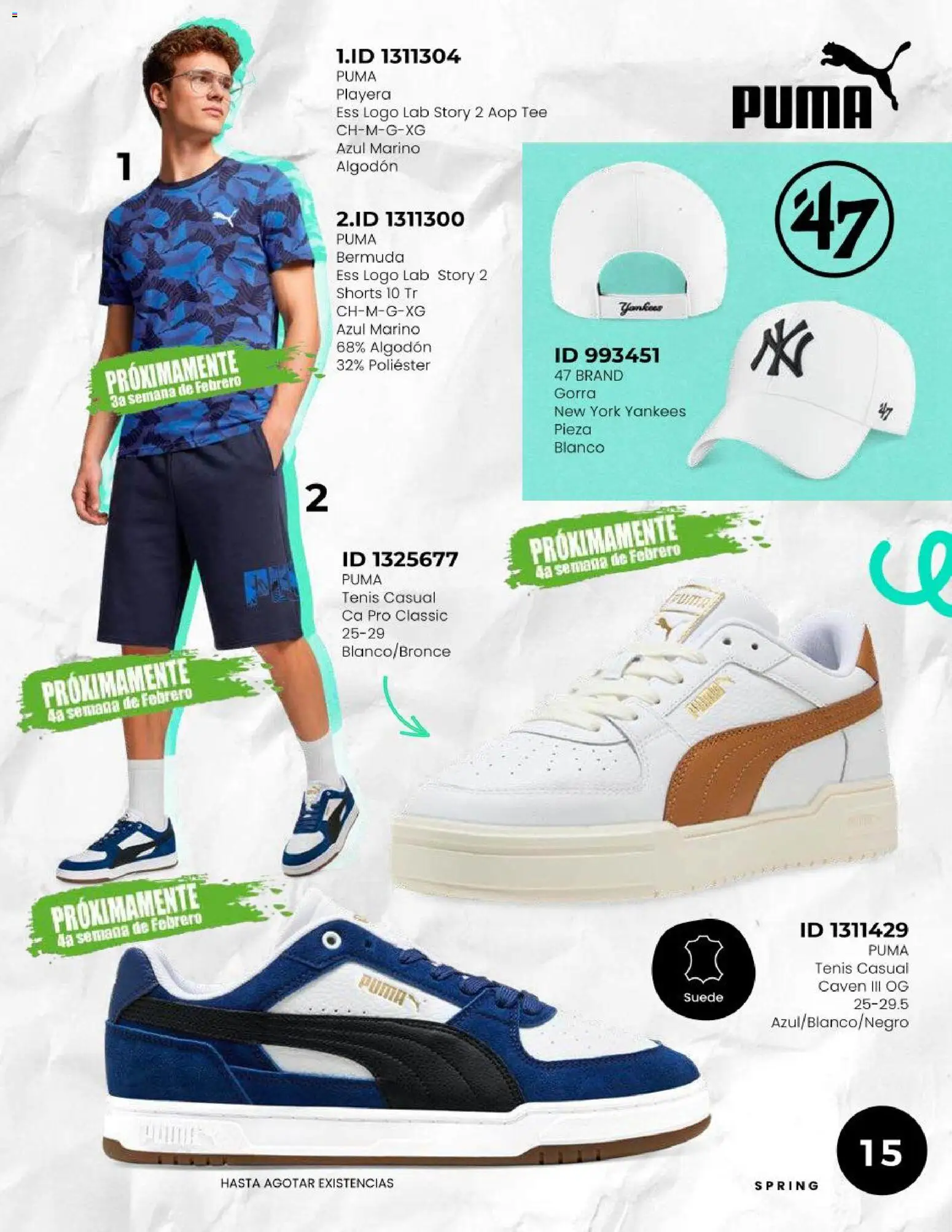 Nuevas ofertas de Price Shoes válidas en toda la República Mexicana desde el 15.02.2026. ¡Encuentra las mejores ofertas en Price Shoes catálogo ! | Página: 15 | Productos: Tenis, Algodón, Playera, Bermuda