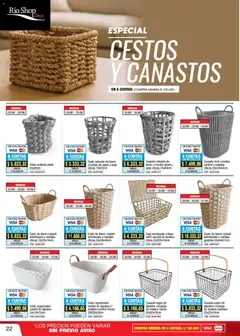 Vista previa Río Shop Deco catálogo válido desde el 01.01.2026 | Página: 22 | Productos: Organizador, Algodón, Banana, Caja