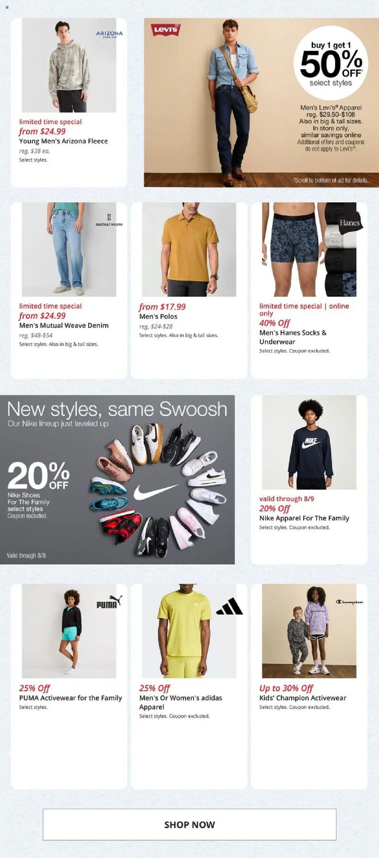 JCPenney Store Ads - valid from 08.08.2025 | Page: 4 | Products: Underwear, Socks