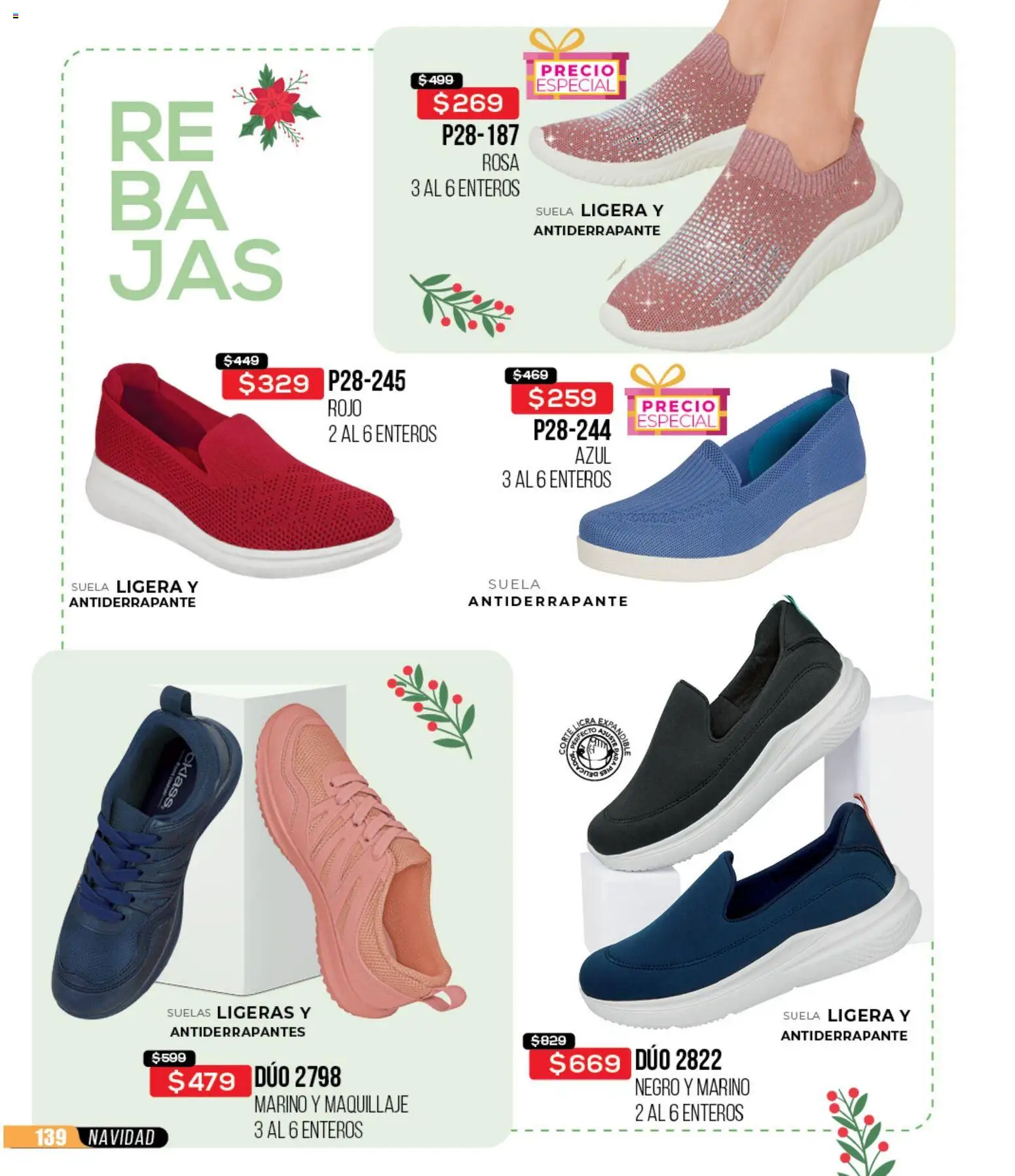 Nuevas ofertas de Cklass válidas en toda la República Mexicana desde el 30.11.2025. ¡Encuentra las mejores ofertas en Cklass catálogo Rebajas Navideñas Calzado! | Página: 140 | Productos: Maquillaje