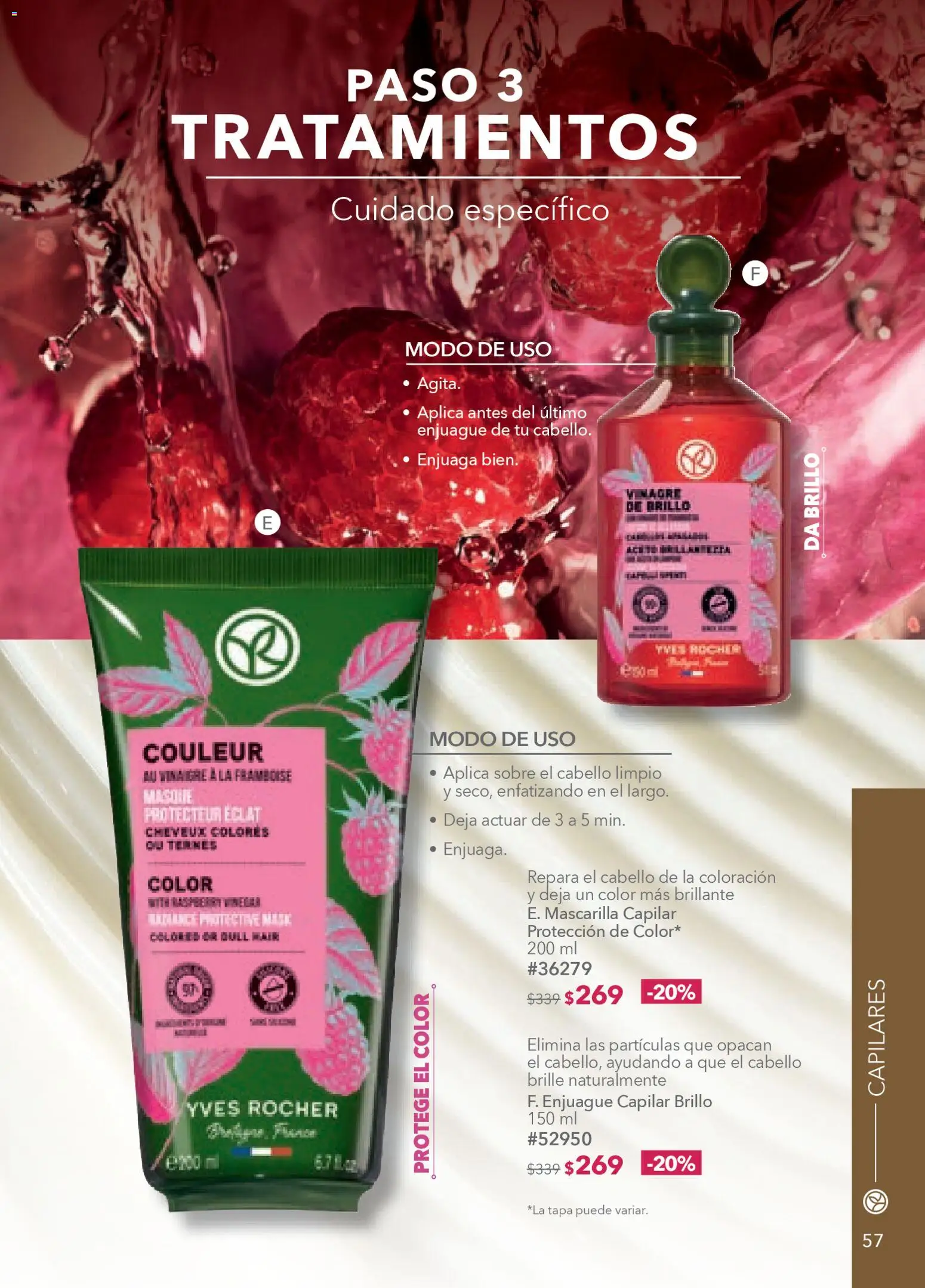 Nuevas ofertas de Yves Rocher válidas en toda la República Mexicana desde el 20.01.2026. ¡Encuentra las mejores ofertas en Yves Rocher campaña 2 2026! | Página: 59 | Productos: Vinagre, Brillo, Mascarilla, Sobre