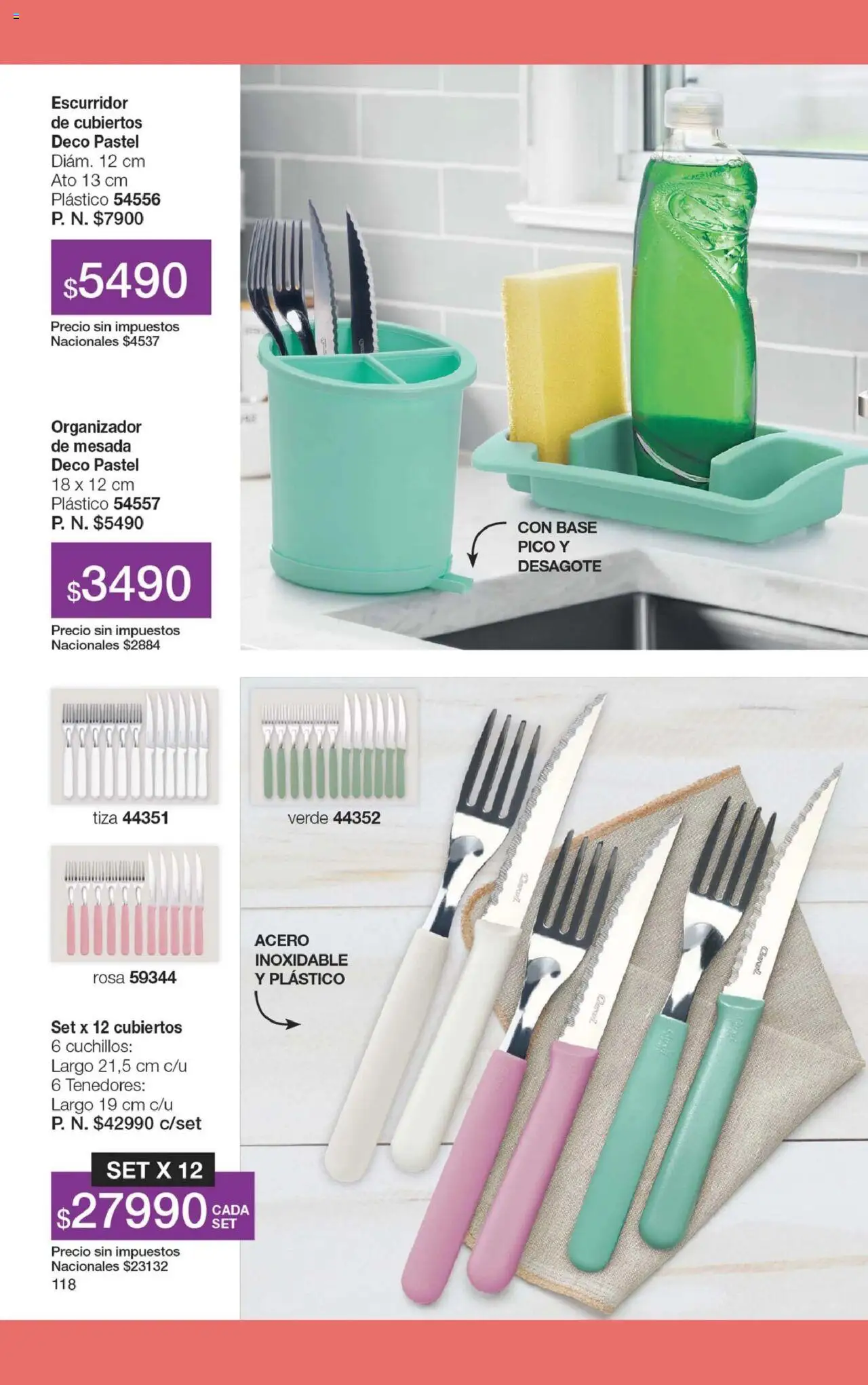 Gigot catálogo │ válido desde el 12.08.2025 | Página: 124 | Productos: Organizador, Pico, Mesada, Escurridor
