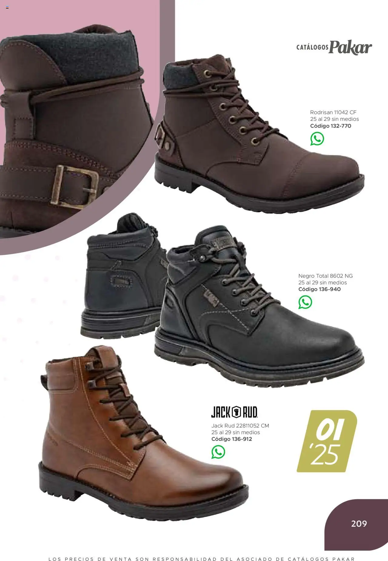 Nuevas ofertas de SC Pakar válidas en toda la República Mexicana desde el 24.07.2025. ¡Encuentra las mejores ofertas en SC Pakar - Catálogo Hombre otoño / invierno! | Página: 209