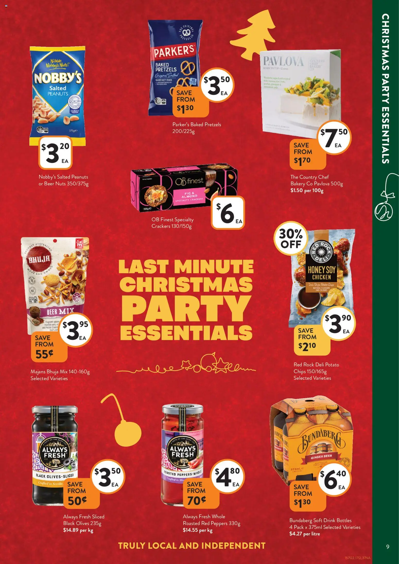 Foodworks catalogue - valid from 17.12.2025 | Page: 9 | Products: Honey, Beer, Olives, Chips