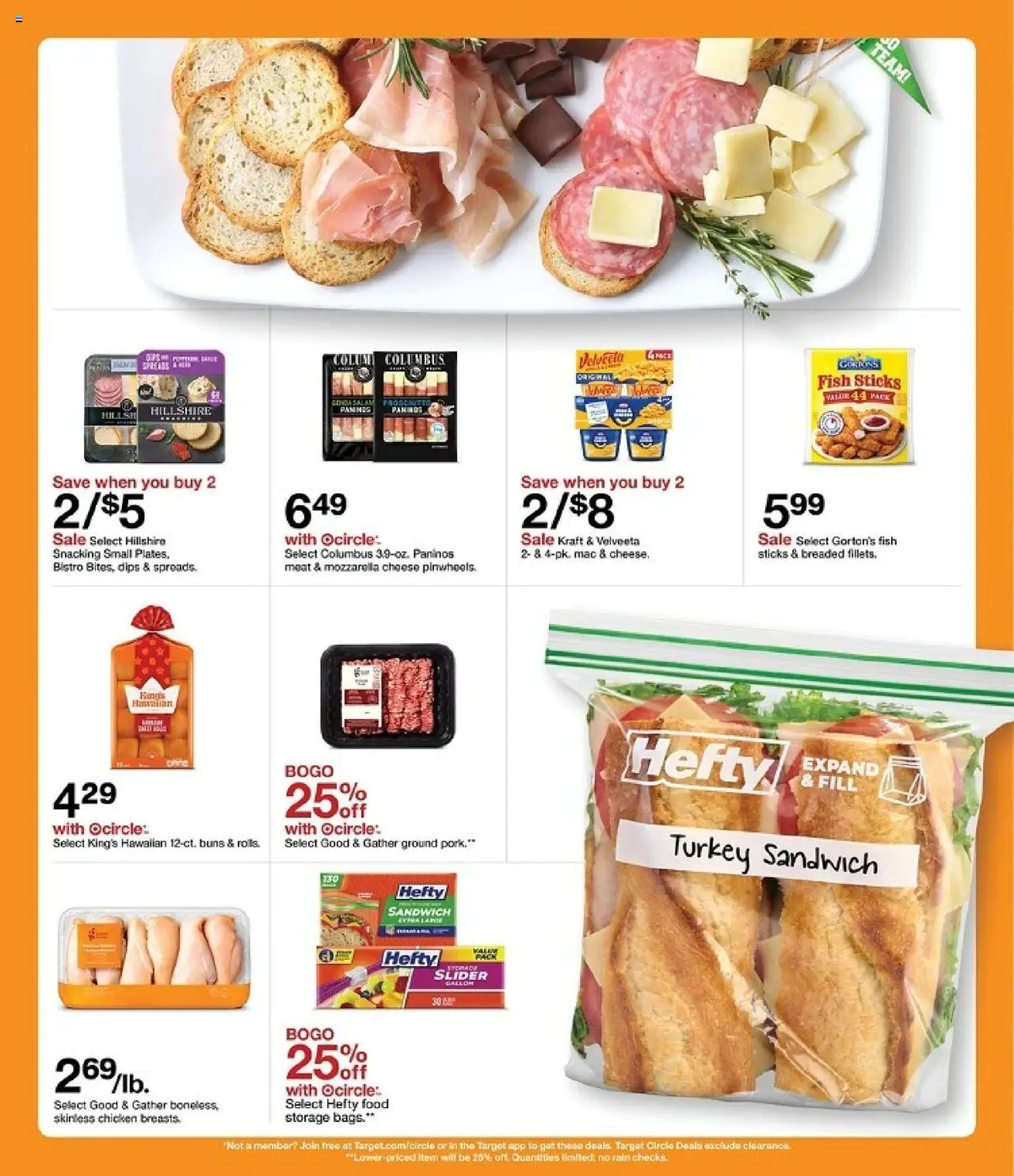 Target Weekly Ad - valid from 28.09.2025 | Page: 4 | Products: Cheese, Fish