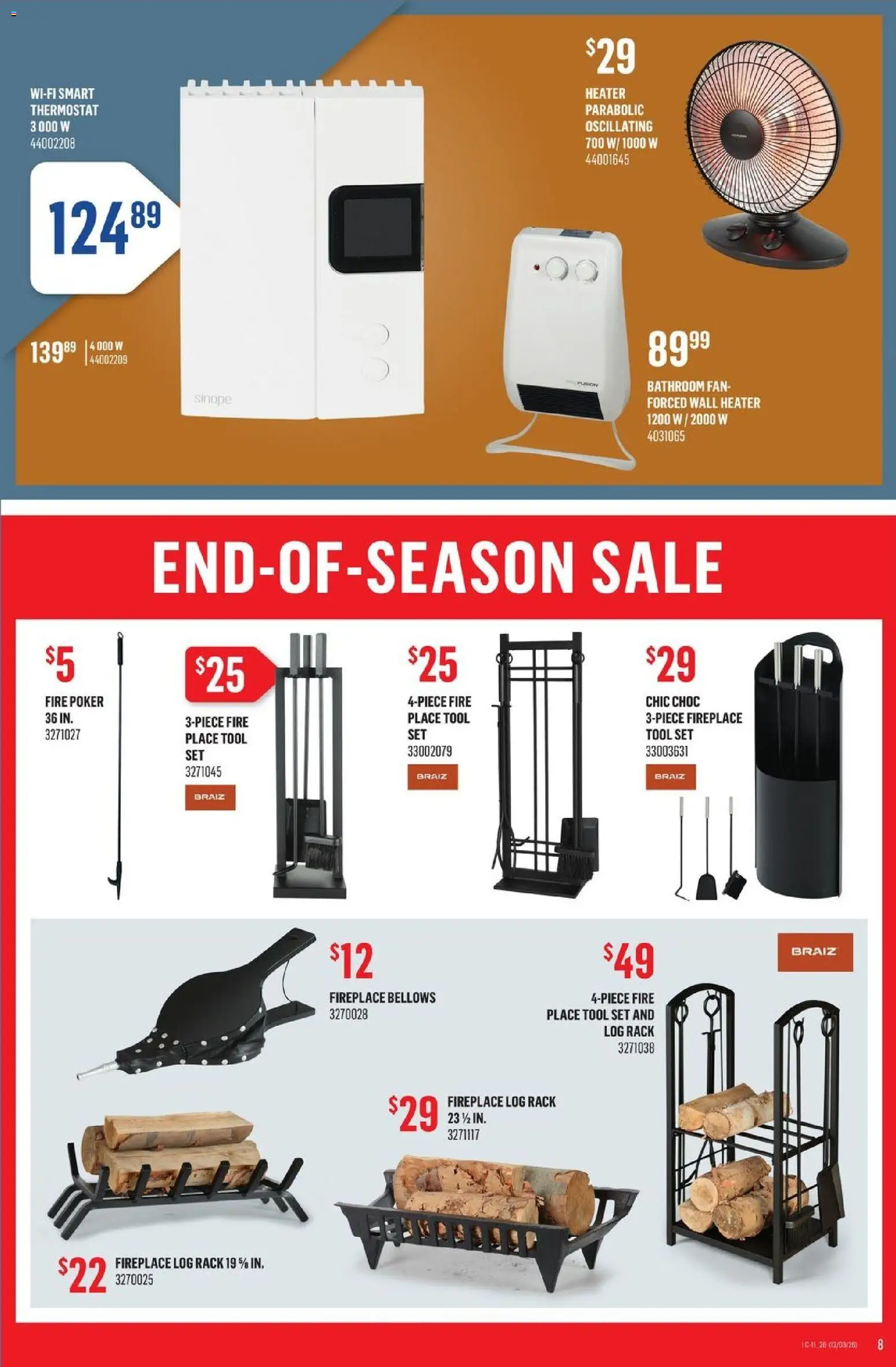 Canac flyer valid from 12.03.2026 | Page: 8 | Products: Fan