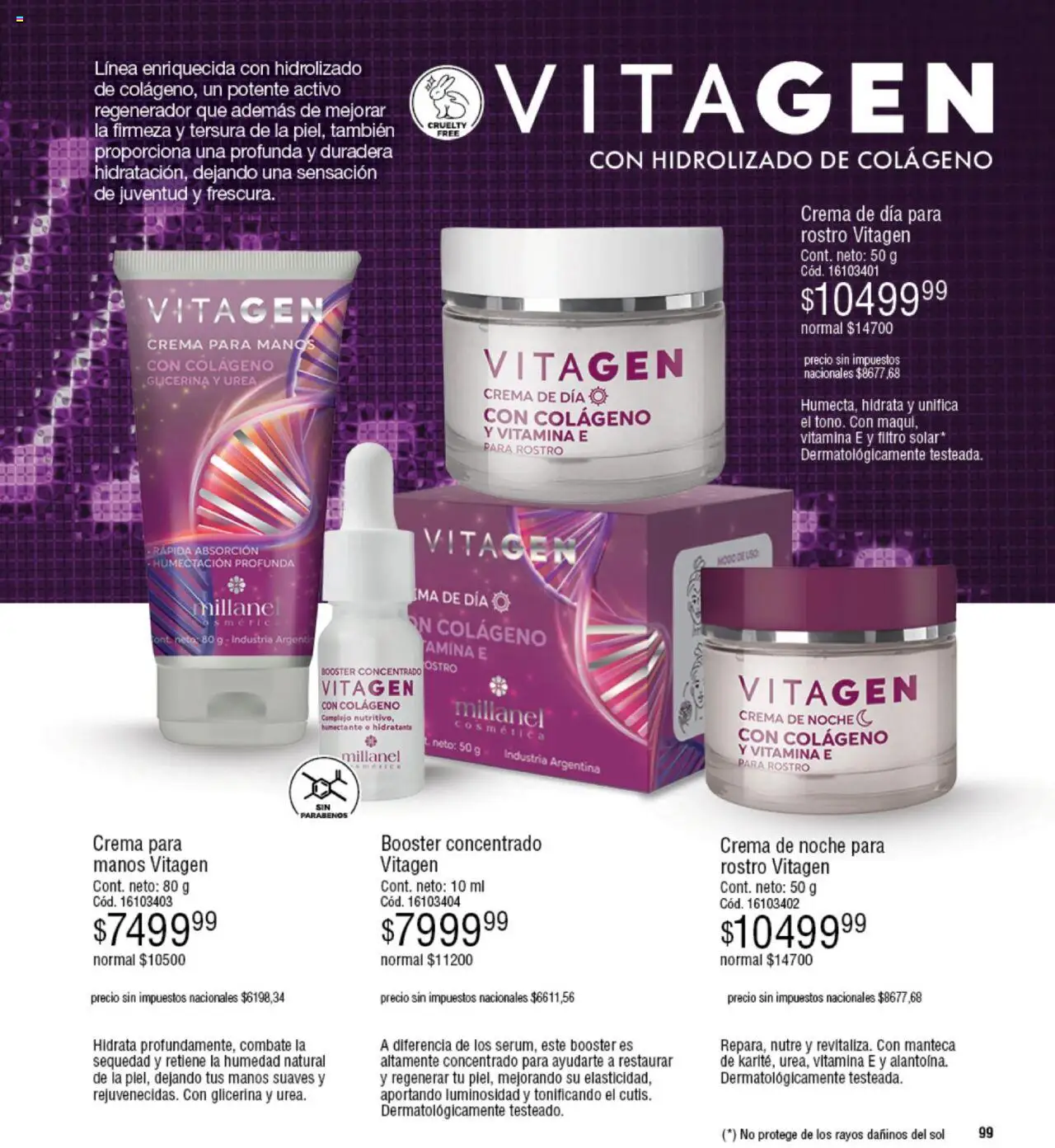 Millanel - Catálogo │ válido desde el 20.10.2025 | Página: 99 | Productos: Manteca, Crema