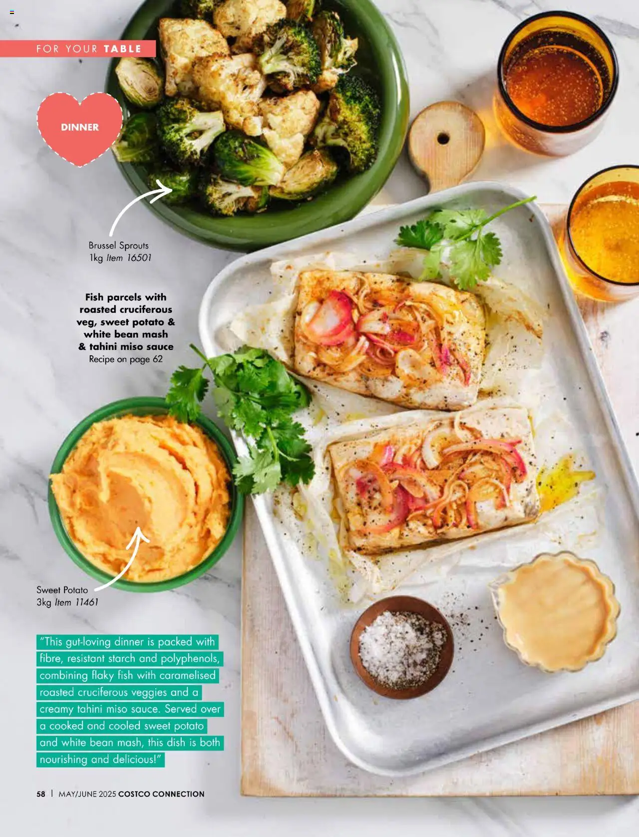 Costco catalogue - valid from 01.05.2025 | Page: 58 | Products: Table, Fish, Sauce