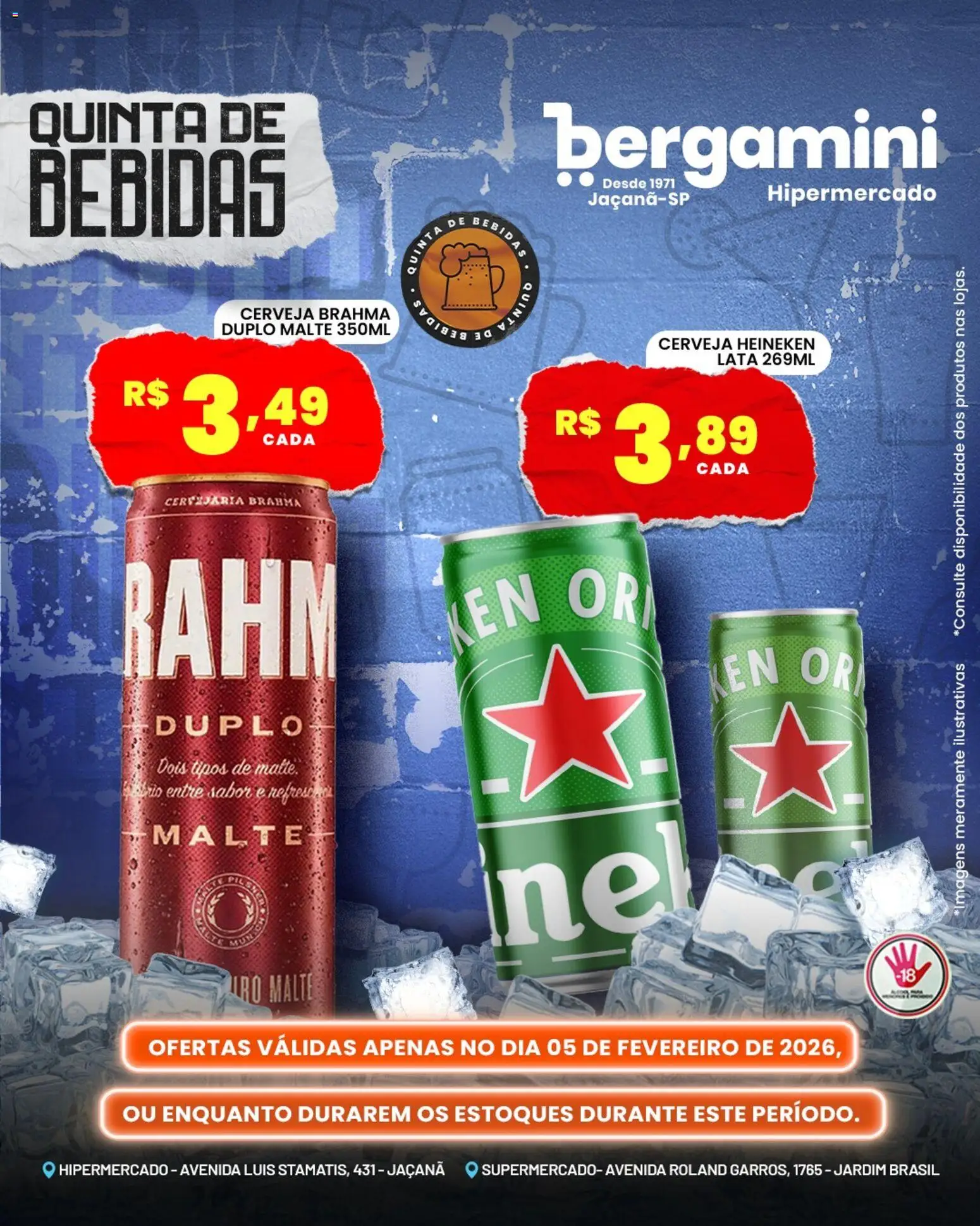 Supermercado Bergamini Folheto - válido de 05.02.2026 | Página: 1