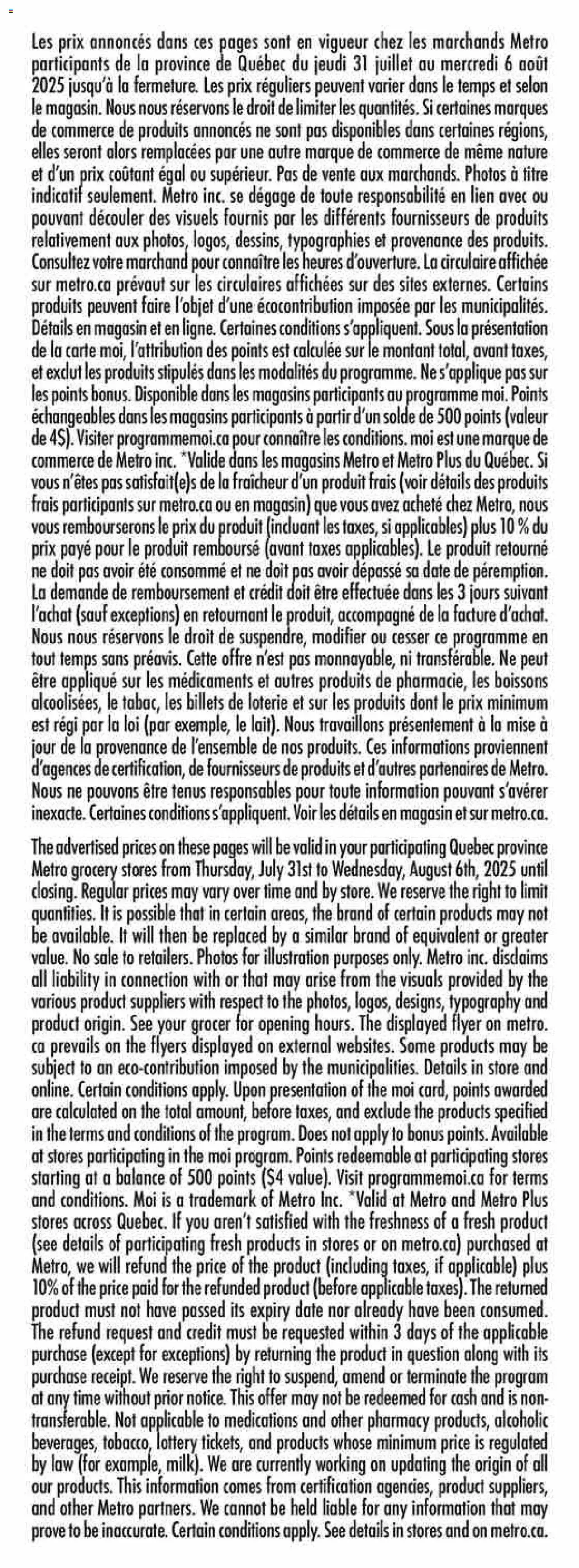 Metro flyer valid from 31.07.2025 | Page: 23