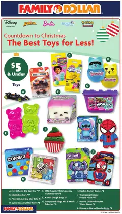 Preview of Family Dollar weekly ads valid from 21.12.2025 | Page: 2 | Products: Press, Water, Game