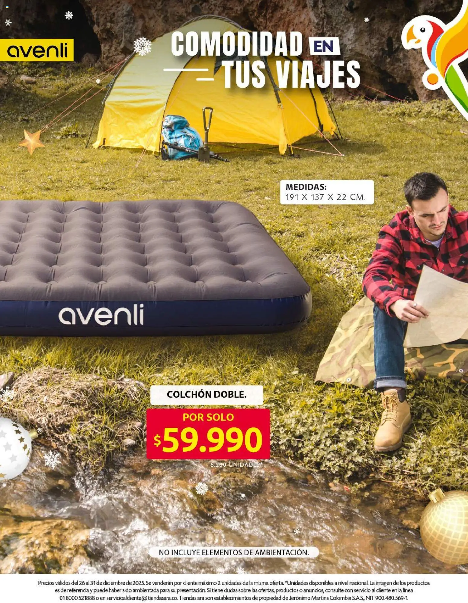 Ara revista - valida desde el 26.12.2025 | Página: 3 | Productos: Sobre, Colchón