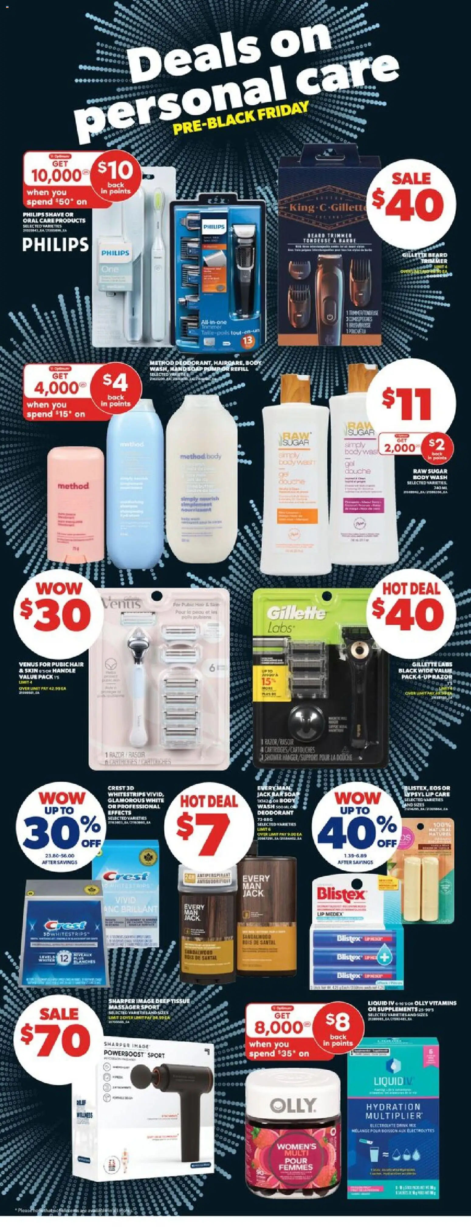 Real Canadian Superstore flyer valid from 13.11.2025 | Page: 45 | Products: Soap, Body wash, Deodorant, Shower