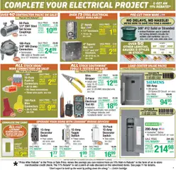 Preview of Menards weekly ads valid from 08.10.2025 | Page: 12 | Products: Screw, Wire, Fish, Switch