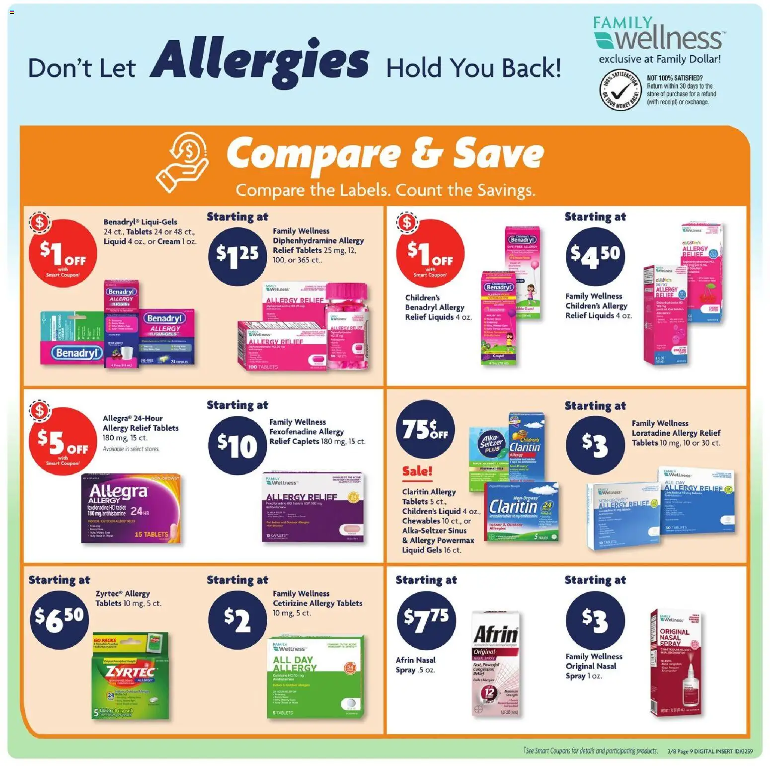 Family Dollar Weekly Ad - valid from 08.03.2026 | Page: 10 | Products: Cream, Phone, Tablet