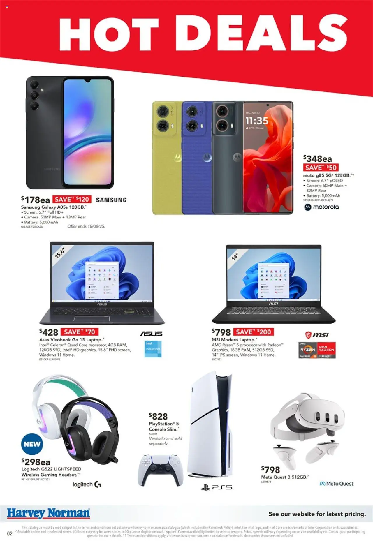 Harvey Norman catalogue - valid from 14.08.2025 | Page: 2 | Products: Battery, Accessories, Camera, Screen