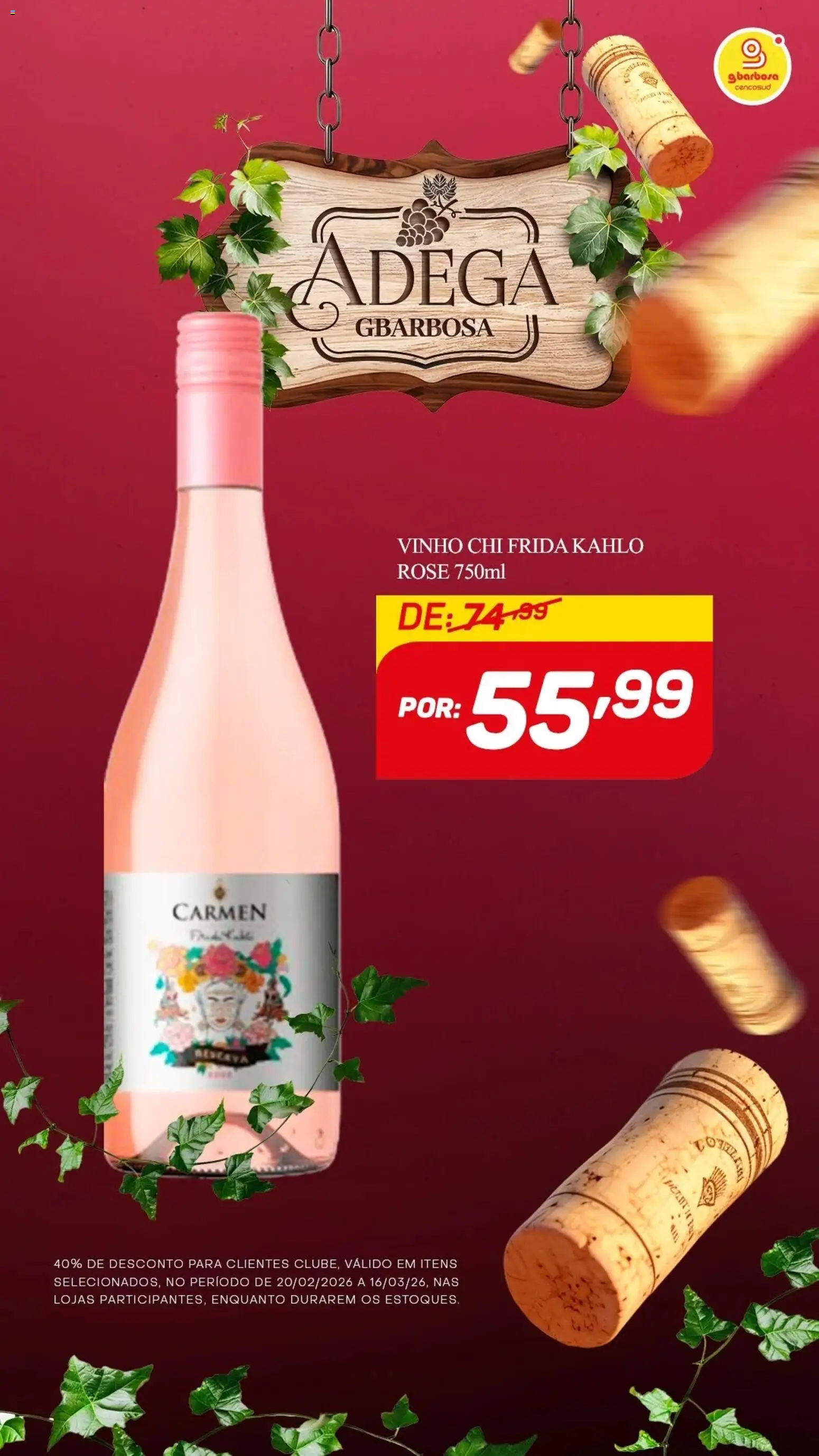 Gbarbosa Folheto - válido de 20.02.2026 | Página: 4 | Produtos: Vinho