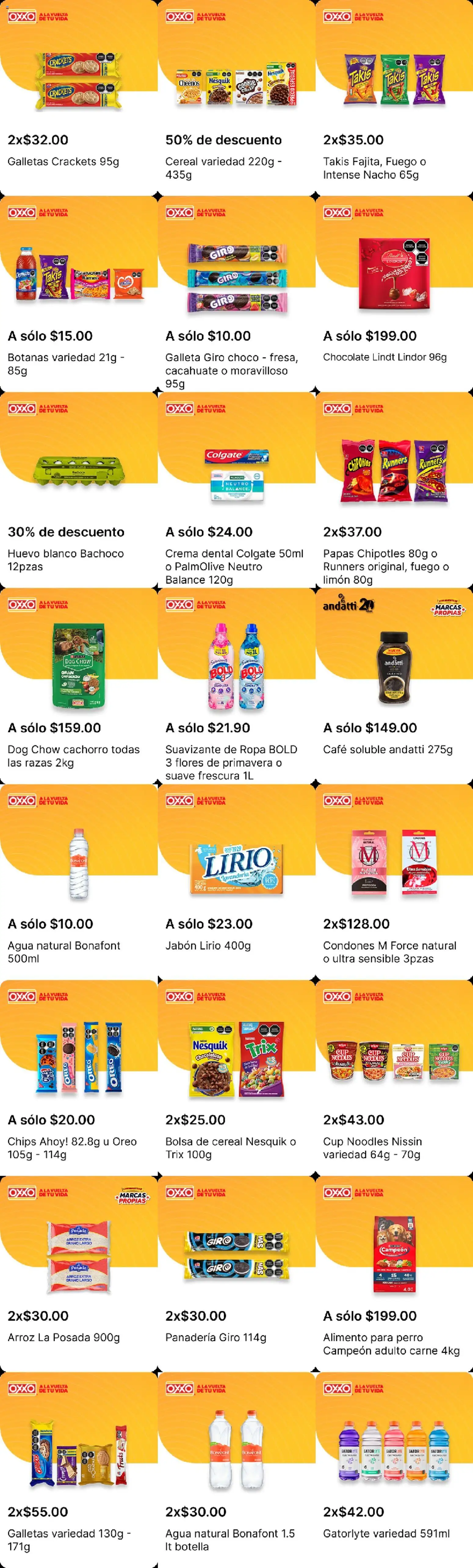 Nuevas ofertas de OXXO válidas en toda la República Mexicana desde el 06.11.2025. ¡Encuentra las mejores ofertas en OXXO folleto! | Página: 7 | Productos: Crema, Limón, Galletas, Jabón