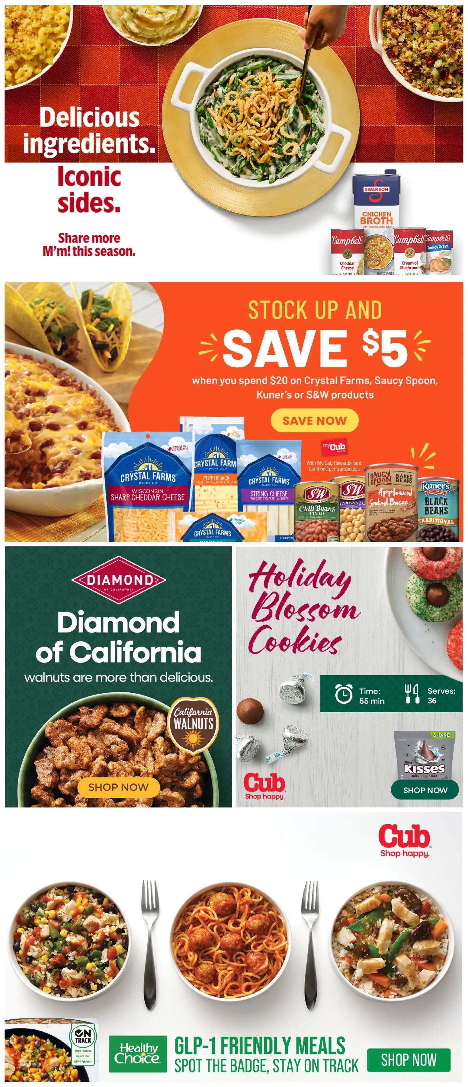Cub Foods Weekly Ad - valid from 16.11.2025 | Page: 8 | Products: Milk, Chocolate, Cream, Cookies