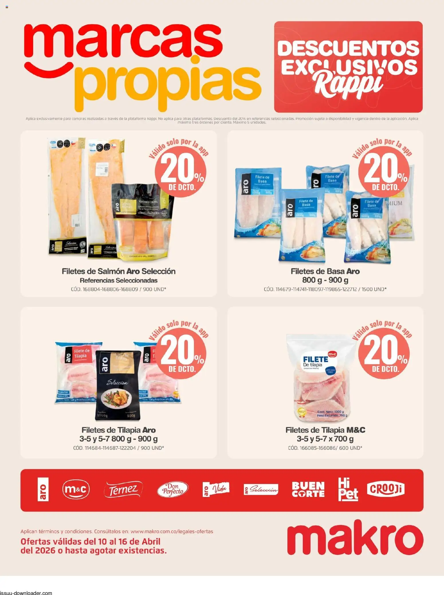 Makro revista - valida desde el 10.04.2026 | Página: 4 | Productos: Peso, Ducha Bidet