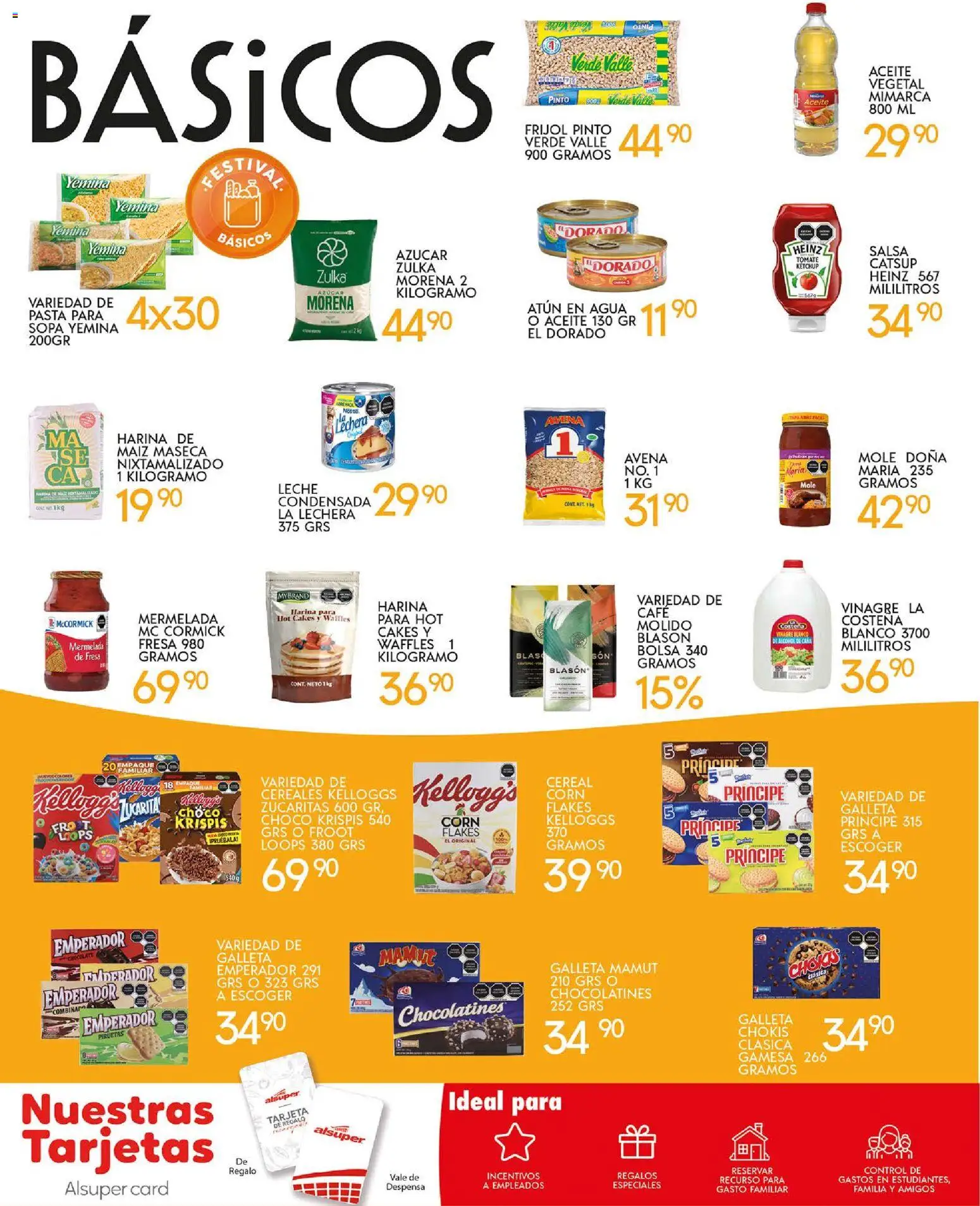 Nuevas ofertas de Alsuper válidas en toda la República Mexicana desde el 04.11.2025. ¡Encuentra las mejores ofertas en Alsuper folleto! | Página: 6 | Productos: Harina, Atún, Bolsa, Aceite