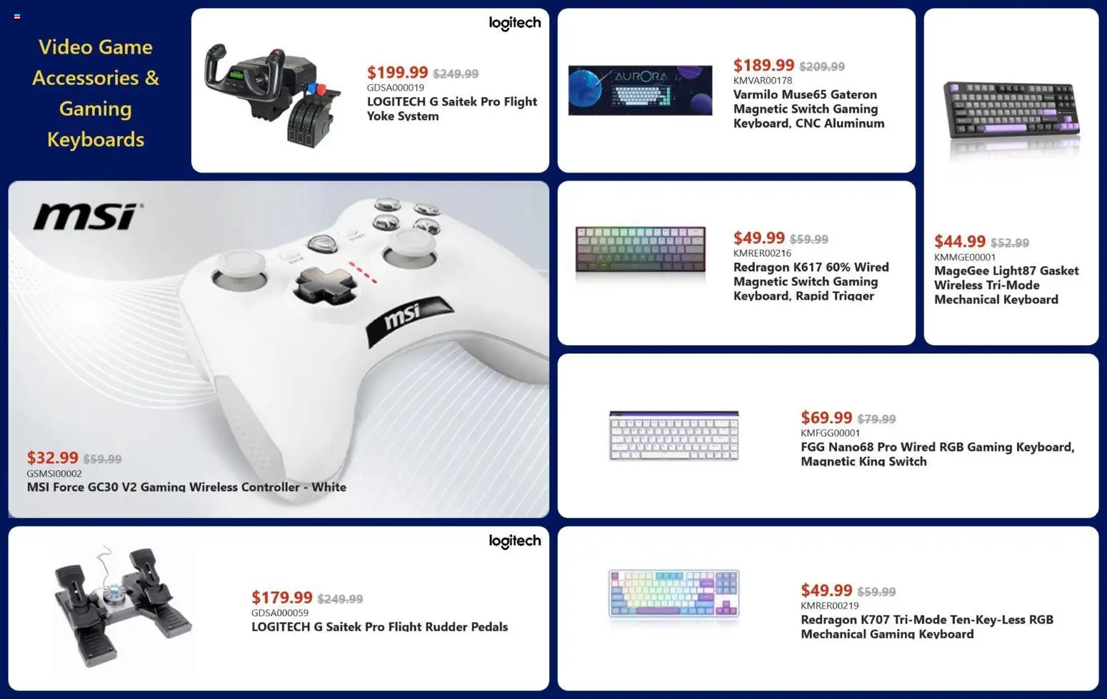 Canada Computers flyer valid from 07.11.2025 | Page: 9 | Products: Keyboard, Video, Game