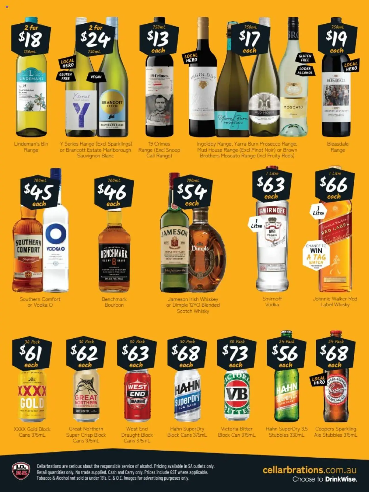 Cellarbrations catalogue - valid from 25.08.2025 | Page: 3 | Products: Bourbon, Vodka, Whiskey, Watch