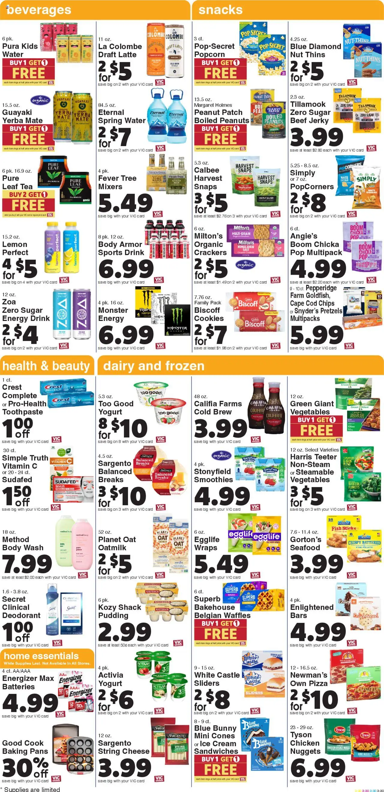 Harris Teeter Weekly Ad - valid from 10.09.2025 | Page: 5 | Products: Corn, Fish, Body Wash, Pumpkin