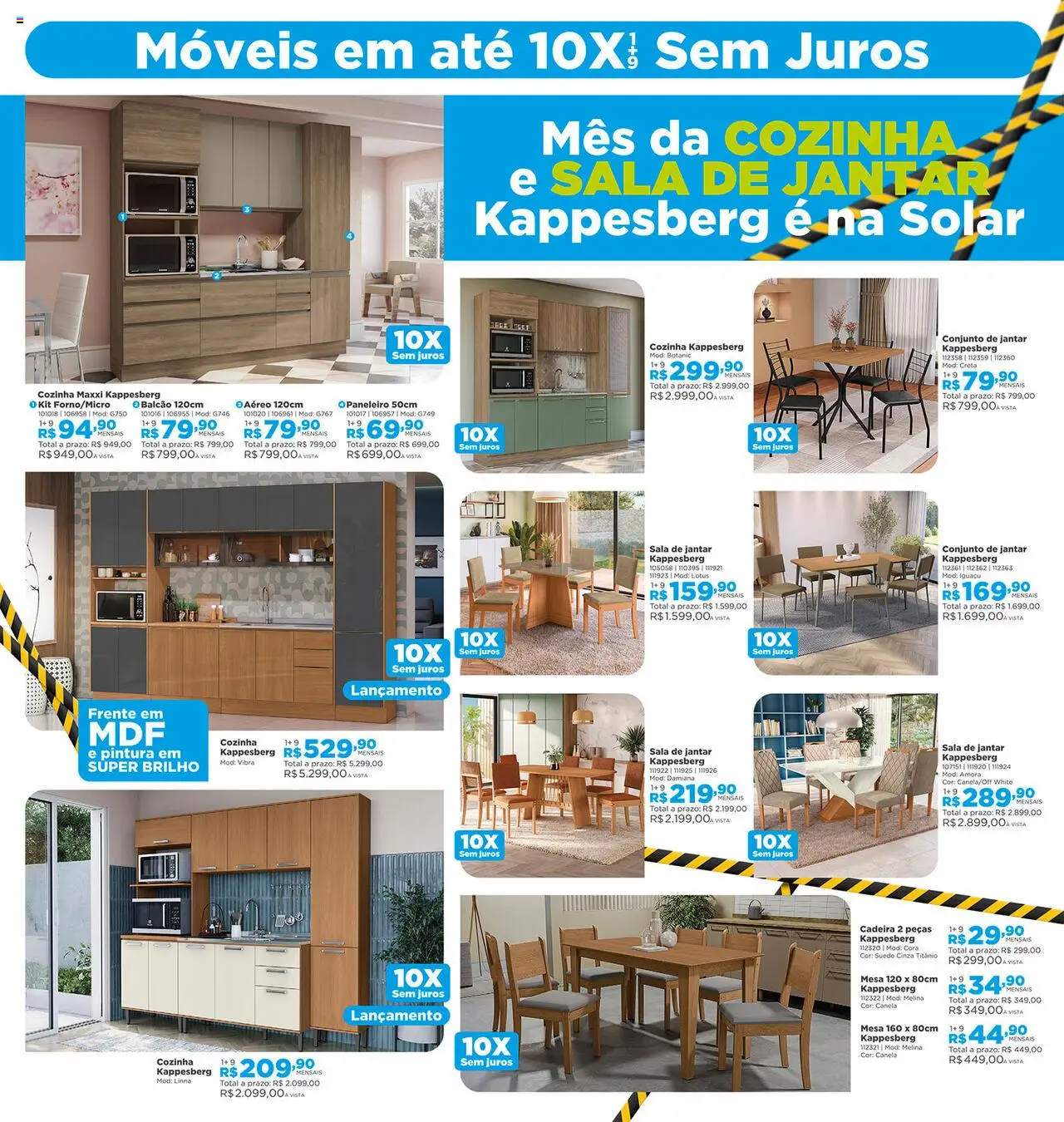 Lojas Solar Folheto - válido de 01.10.2025 | Página: 11 | Produtos: Mesa, Cadeira, Canela