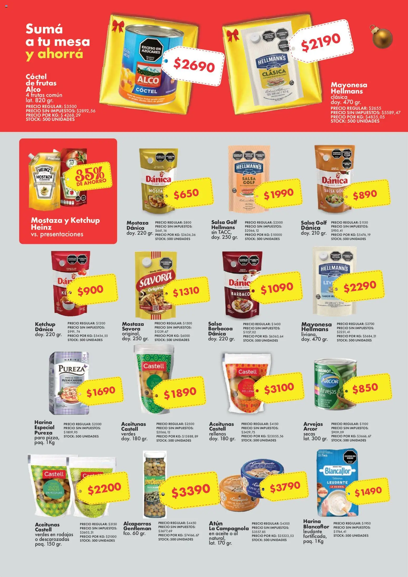 Vea - Especial Navidad  │ válido desde el 15.12.2025 | Página: 6 | Productos: Harina, Aceite, Ketchup, Aceitunas