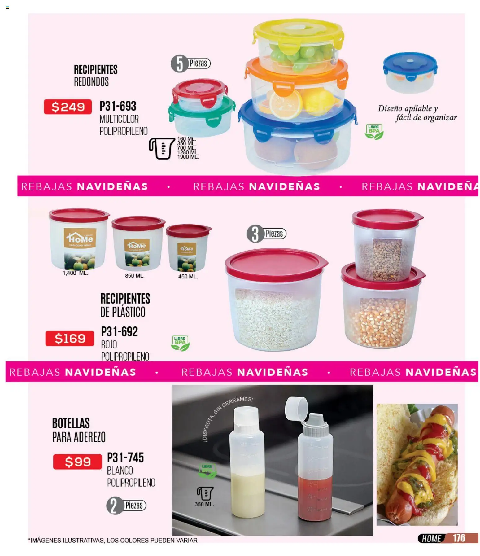 Nuevas ofertas de Cklass válidas en toda la República Mexicana desde el 30.11.2025. ¡Encuentra las mejores ofertas en Cklass catálogo Rebajas Navideñas Ropa! | Página: 177 | Productos: Aderezo