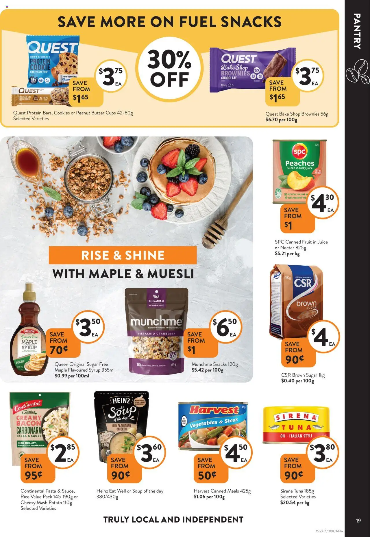 Foodworks catalogue - valid from 13.08.2025 | Page: 19 | Products: Butter, Juice, Vegetables, Sugar