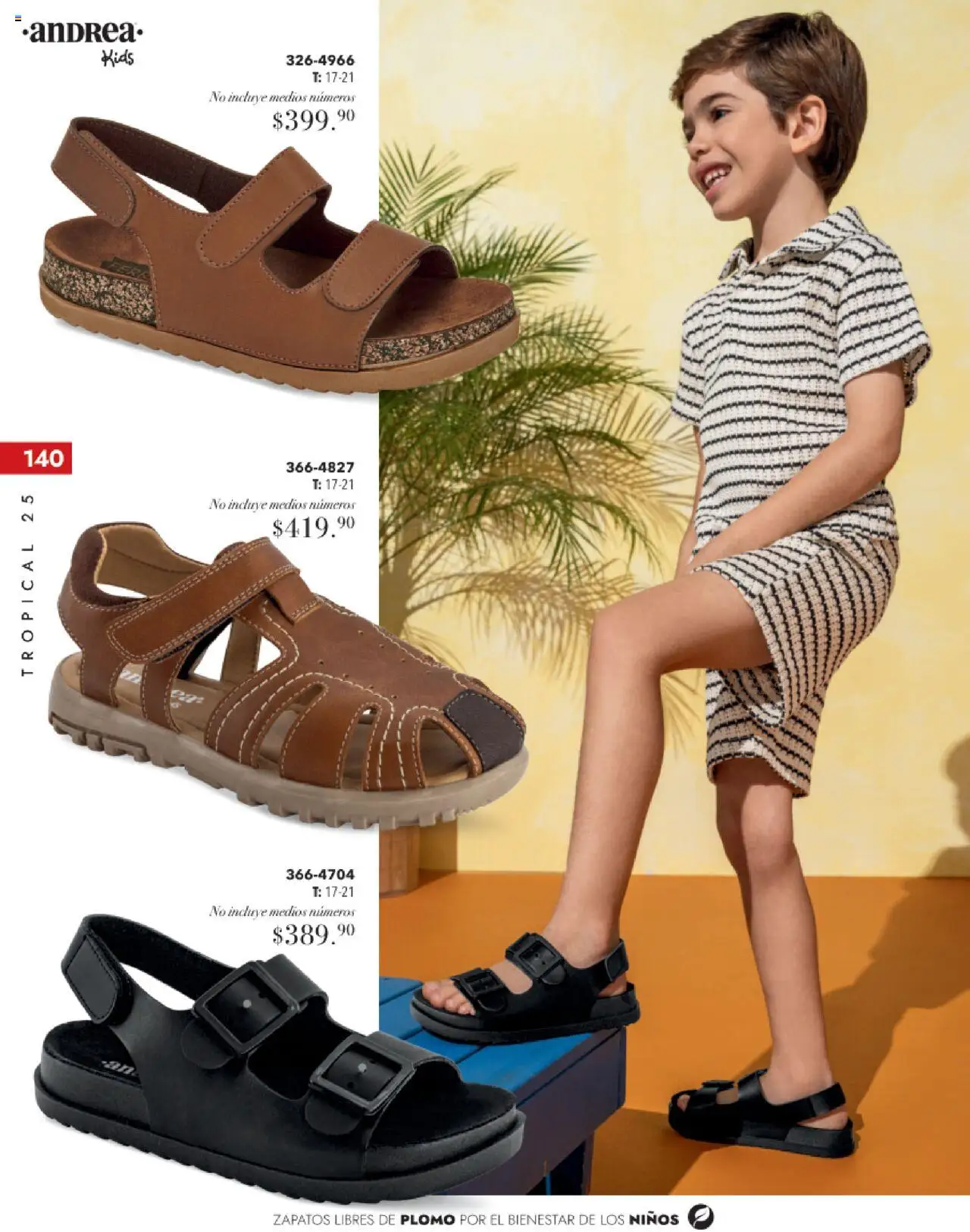 Nuevas ofertas de Andrea válidas en toda la República Mexicana desde el 17.08.2025. ¡Encuentra las mejores ofertas en Andrea - Catálogo Tropical Otoño / Invierno! | Página: 140 | Productos: Zapatos