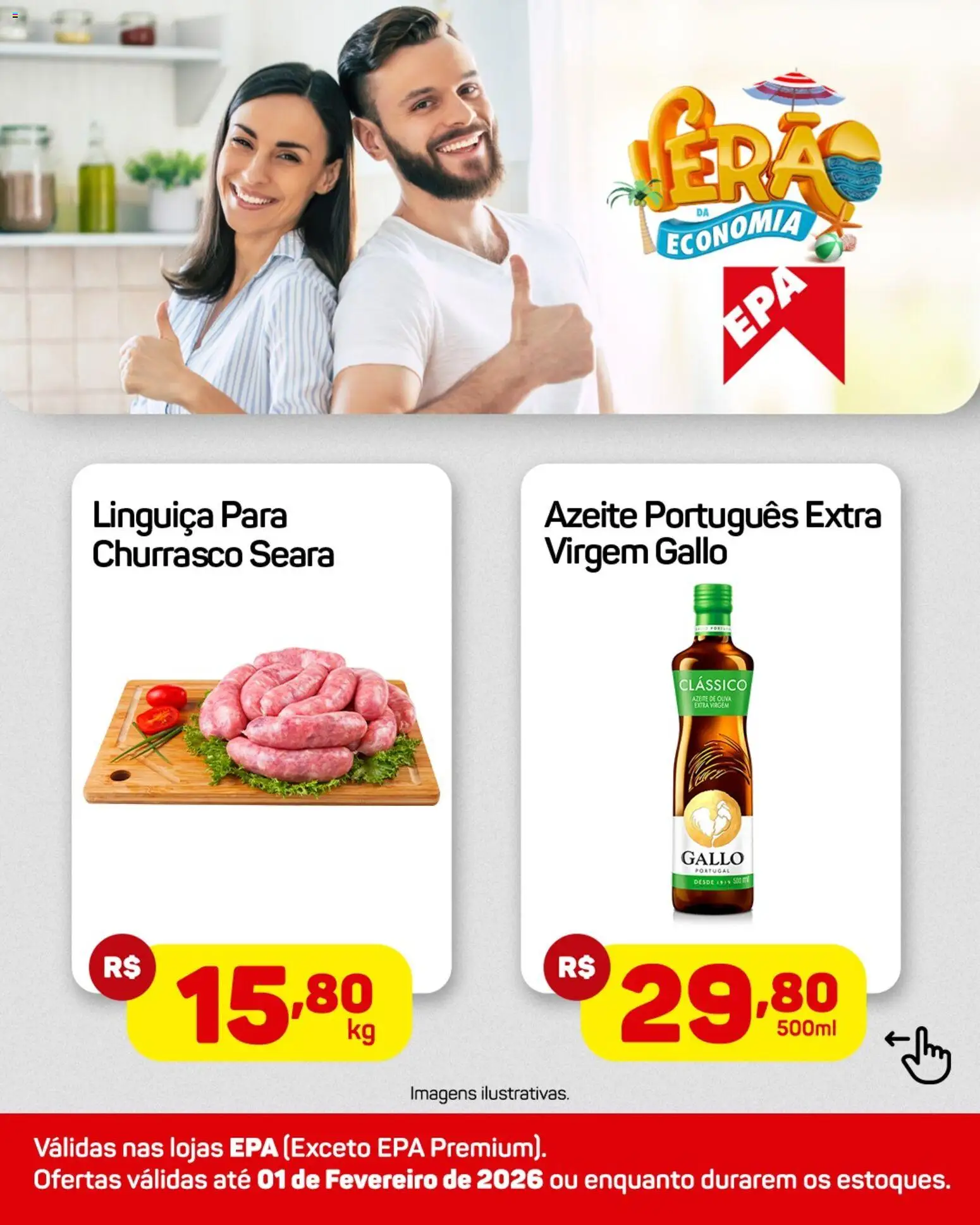 EPA Folheto - válido de 26.01.2026 | Página: 3 | Produtos: Linguiça, Azeite