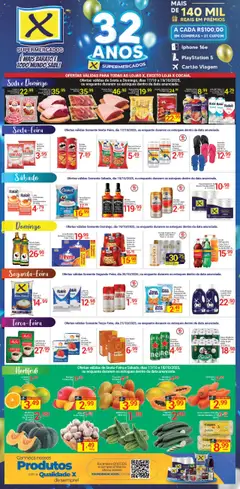X Supermercados - Ofertas da semana  - Pré-Visualização do folheto da loja X Supermercados, válido de 17.10.2025