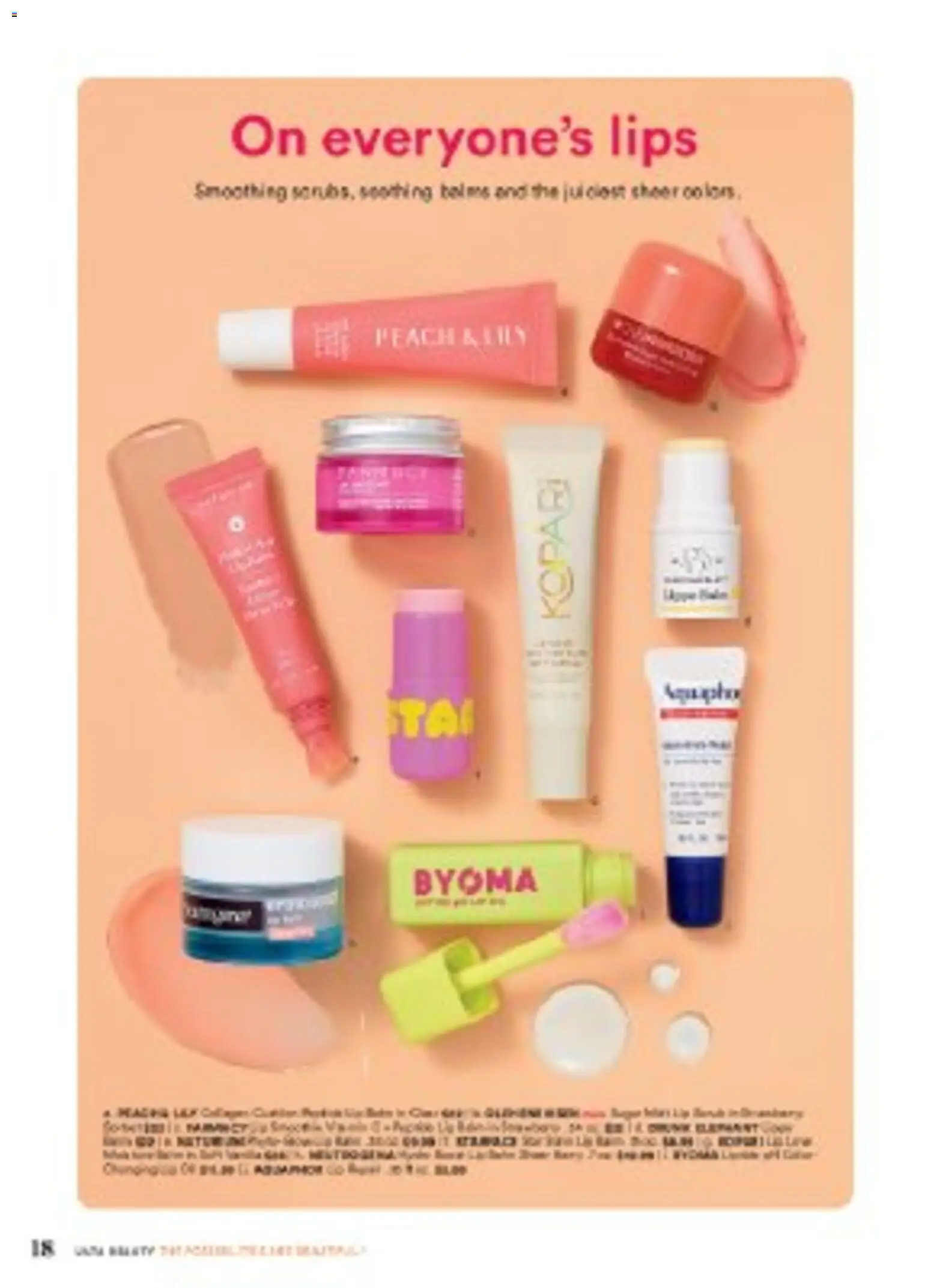 Ulta Beauty Weekly Ad - valid from 28.12.2025 | Page: 18 | Products: Peach