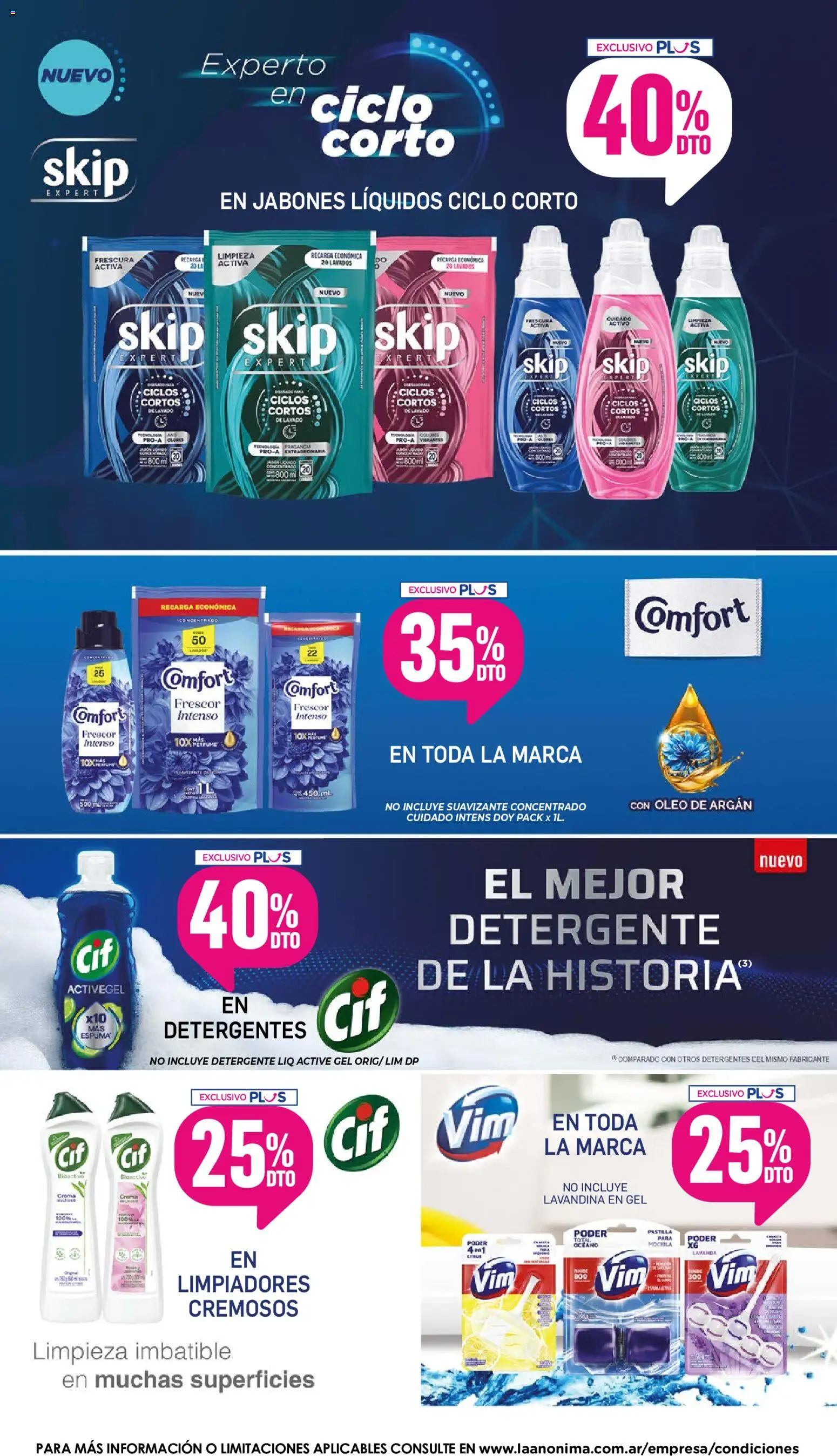 La Anonima catálogo │ válido desde el 23.04.2026 | Página: 31 | Productos: Lavandina, Fragancia, Detergente, Suavizante