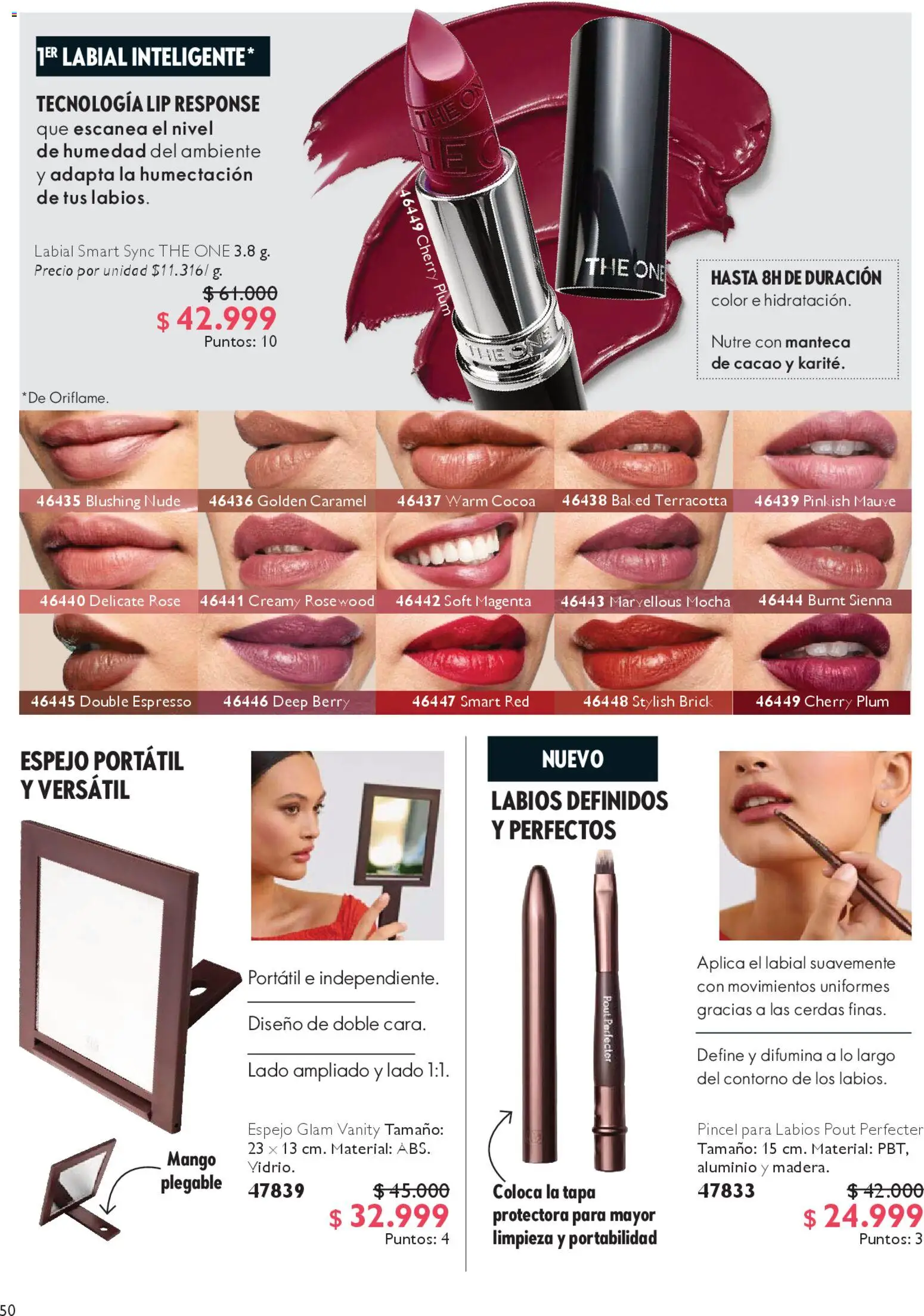 Oriflame revista - valida desde el 27.12.2025 | Página: 50 | Productos: Mango, Espejo, Contorno, Manteca